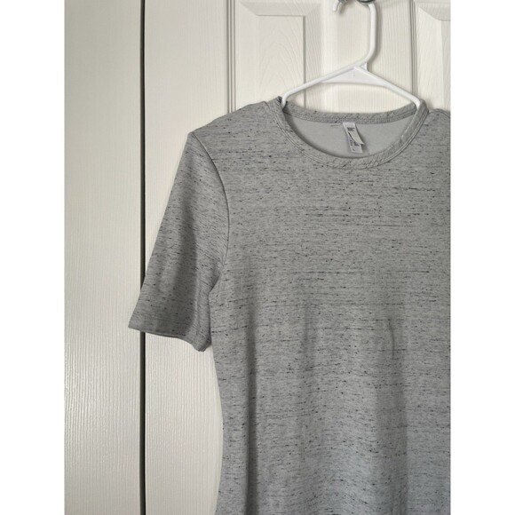 American Apparel Midi Short Sleeve Gray Dress Women Large - Picture 3 of 7